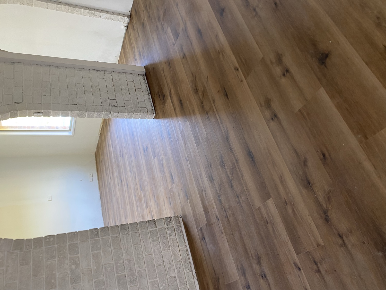 Hybrid flooring installed after floor levelling in a Sydney open plan living area
